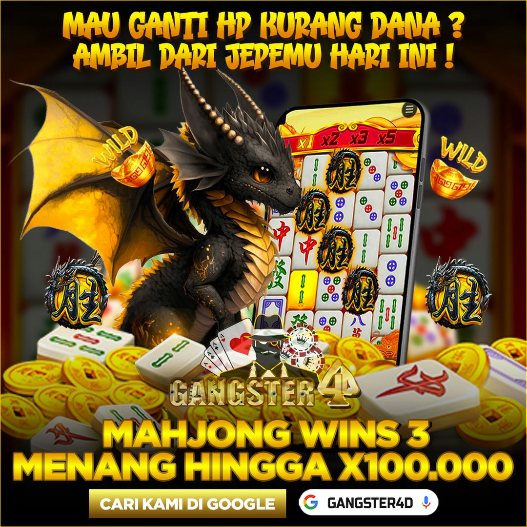 Visual game bertema naga dan mahjong